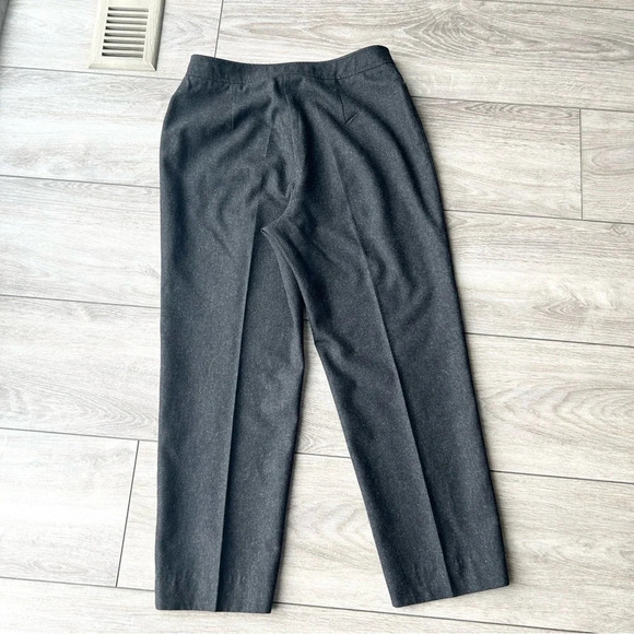 Vintage Bianca Nygard Grey Wool  Blend High Waist Ankle Length Mom Pants - Picture 11 of 12